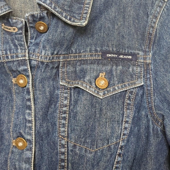 Sz S DKNY Denim Jean Jacket - Picture 2 of 9